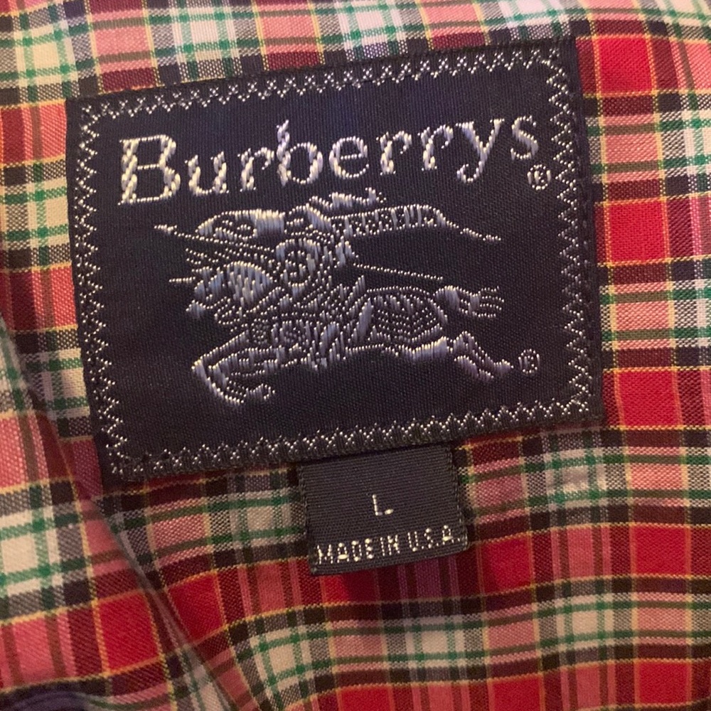 Burberry button down shirt